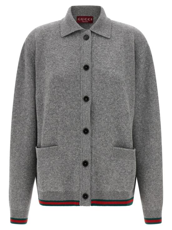 25FW 구찌 가디건 GU325321BM GRAY