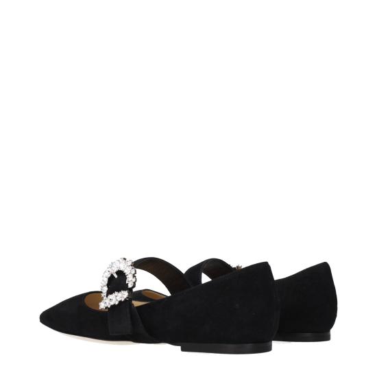  지미추 플랫 슈즈 JI15630632288521BT BLACK - JIMMY CHOO