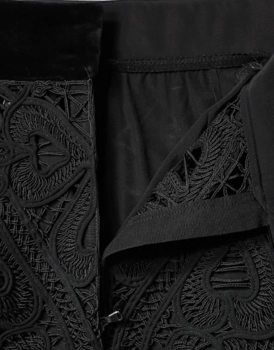  돌체앤가바나 미디 스커트 SKI1815 BLACK - DOLCE & GABBANA