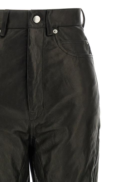 25FW 릭 오웬스 스트레이트 팬츠 RI316144BM BLACK - RICK OWENS