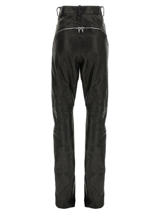 25FW 릭 오웬스 스트레이트 팬츠 RI316144BM BLACK - RICK OWENS