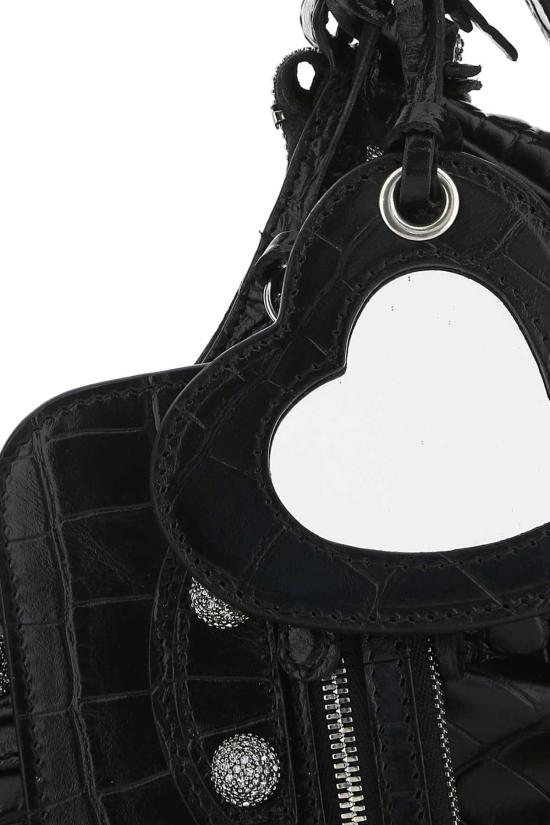 25FW 발렌시아가 LE CAGOLE 르 카골 XS 숄더백 67130923EJY 1000 BLACK - BALENCIAGA
