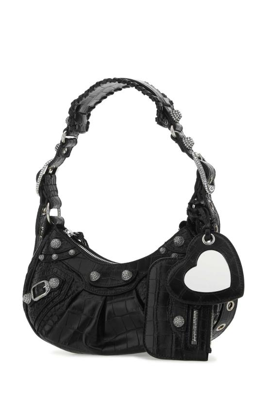 25FW 발렌시아가 LE CAGOLE 르 카골 XS 숄더백 67130923EJY 1000 BLACK - BALENCIAGA