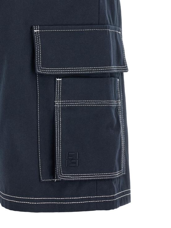 26FW 펜디 데님 숏팬츠 FE338158BM BLUE - FENDI
