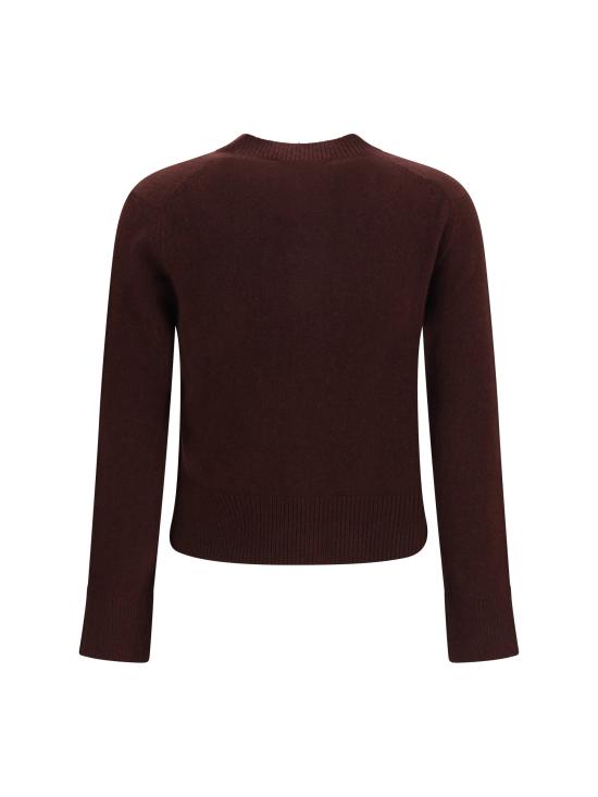 26FW 메종키츠네 베이비 폭스 램스울 피티드 가디건 PW00506KT1006 0553 BROWN - MAISON KITSUNE