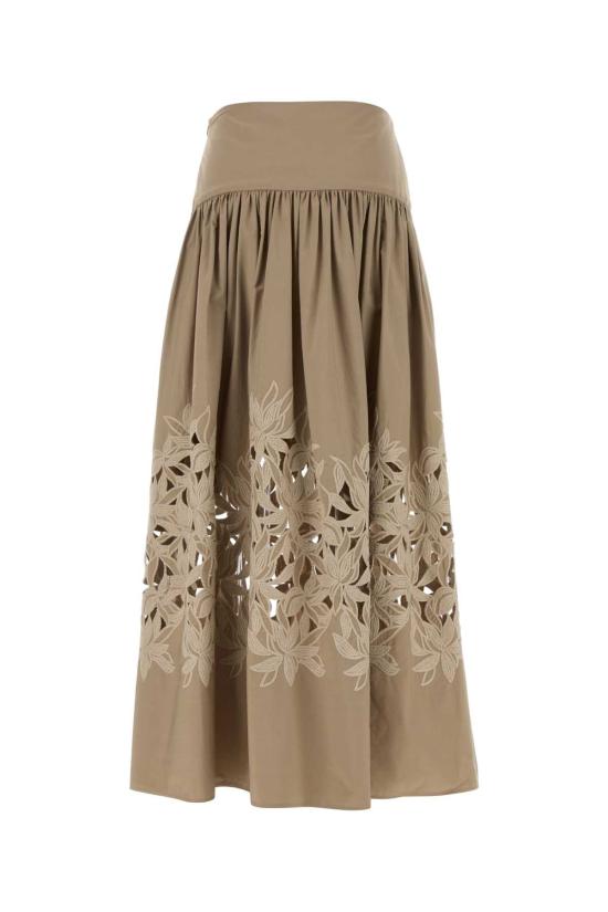 26SS 아뇨나 롱 스커트 TG1105LU2114 N66 BEIGE - AGNONA