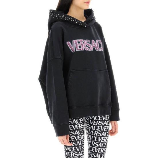  베르사체 후드 티셔츠 VE 9019490205908 BLACK - VERSACE