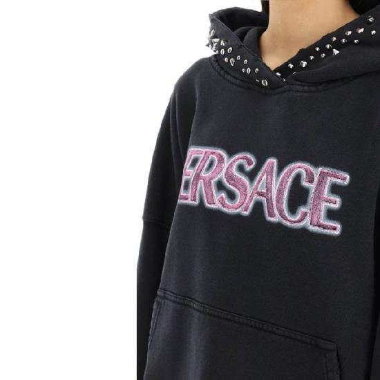  베르사체 후드 티셔츠 VE 9019490205908 BLACK - VERSACE