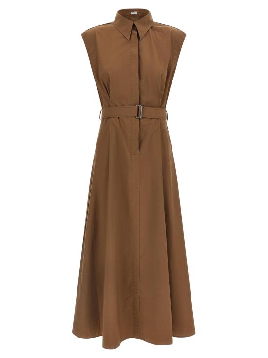 26SS 브루넬로 쿠치넬리 롱 원피스 BR335143BM BROWN