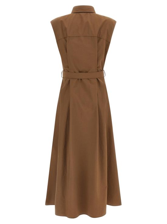 26SS 브루넬로 쿠치넬리 롱 원피스 BR335143BM BROWN - BRUNELLO CUCINELLI