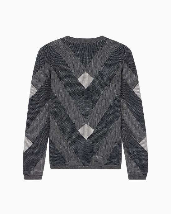 26FW 엠포리오 아르마니 스웨터 EM006247 AF29852 FB046 BLUE - EMPORIO ARMANI