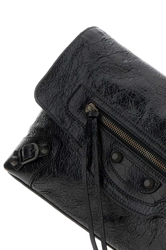 26FW 발렌시아가 르 시티 클러치 8733862ABEK 1000 BLACK - BALENCIAGA
