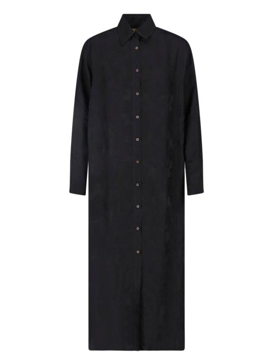 26FW 우마 왕 미디 원피스 UP5002 UW900 Black