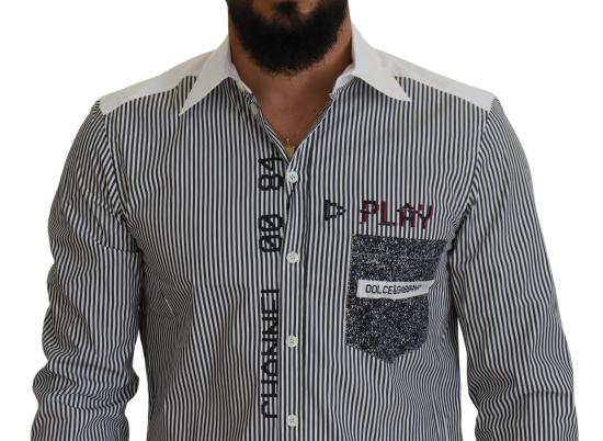  돌체앤가바나 긴팔 셔츠 TSH83870 GRAY - DOLCE & GABBANA
