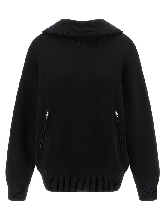 25FW 발렌시아가 스웨터 BA320555BM BLACK