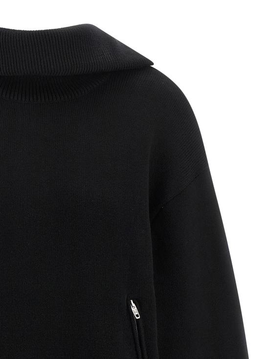 25FW 발렌시아가 스웨터 BA320555BM BLACK - BALENCIAGA