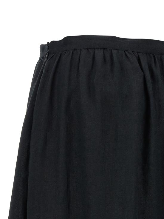 26SS 키톤 롱 스커트 KI334580BM BLACK - KITON