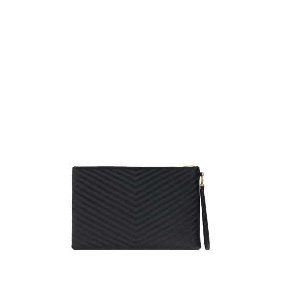 26FW 생로랑 클러치/파우치 SA440222CWU011000BB BLACK - SAINT LAURENT