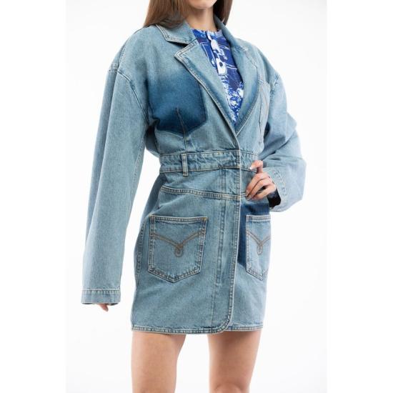  모스키노 데님 자켓 MO232K1J04458236BX BLUE - MOSCHINO