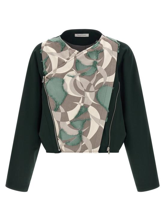 26SS 키코 코스타디노브 봄버 자켓 KI334880BM GREEN - KIKO KOSTADINOV