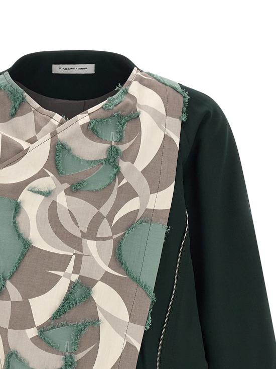 26SS 키코 코스타디노브 봄버 자켓 KI334880BM GREEN - KIKO KOSTADINOV
