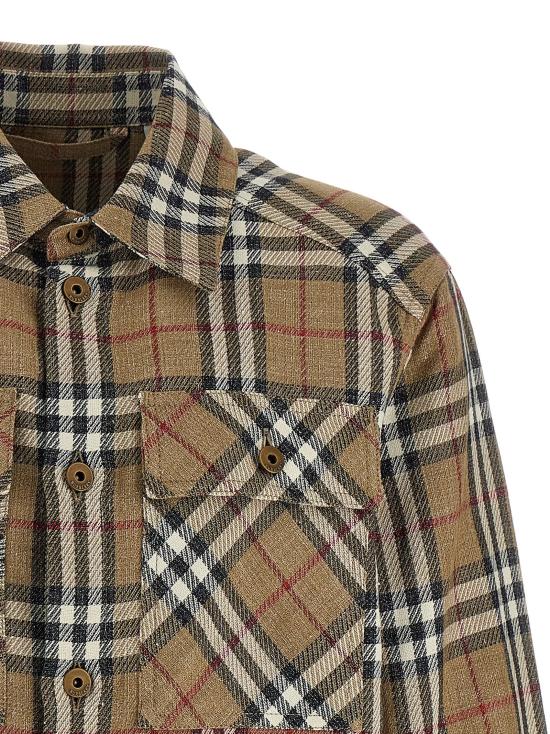  버버리 긴팔 셔츠 BU309694BM BROWN - BURBERRY