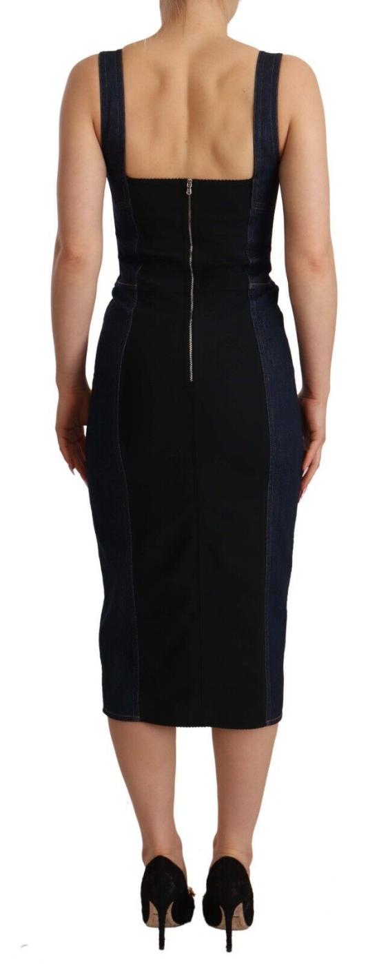  돌체앤가바나 미디 원피스 DR28255 NAVY - DOLCE & GABBANA