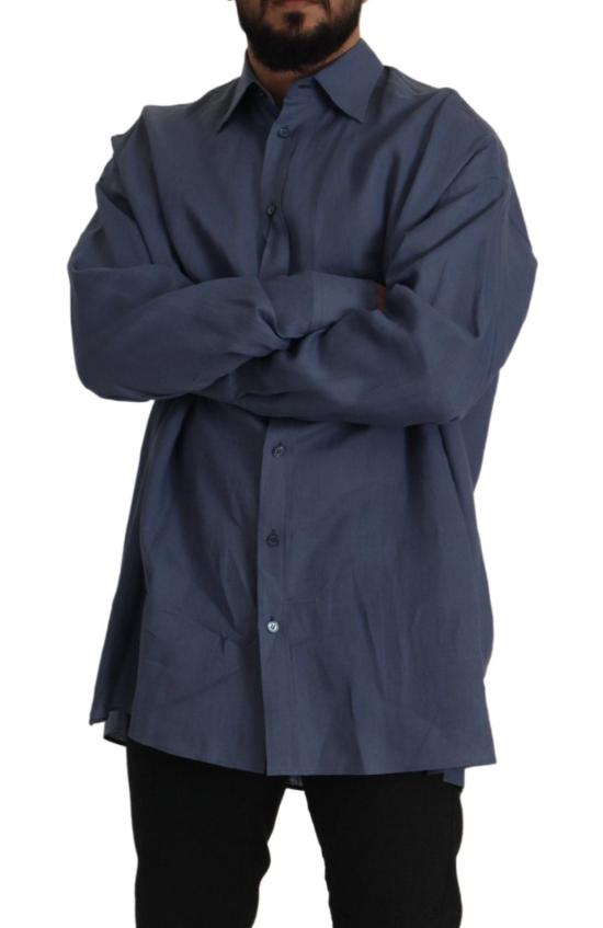  돌체앤가바나 긴팔 셔츠 TSH82936 NAVY - DOLCE & GABBANA