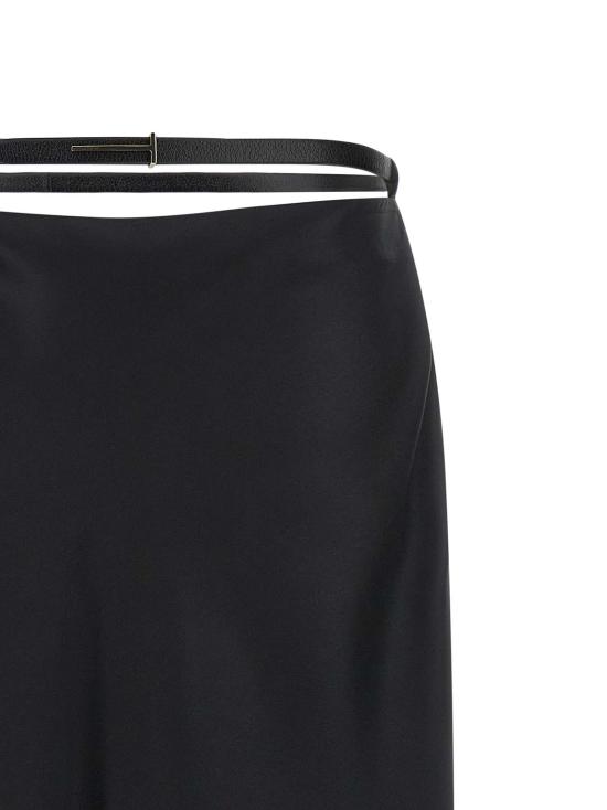 25FW 톰포드 롱 스커트 TO318820BM BLACK - TOMFORD