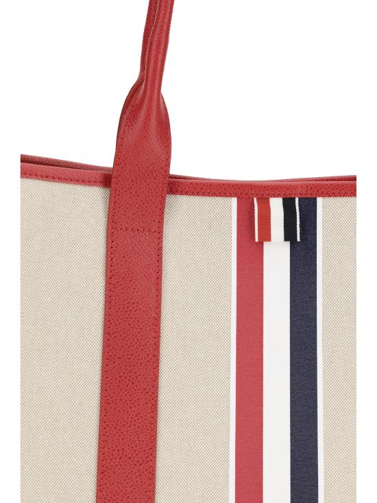 26SS 톰브라운 토트백 UAG261AF0492 600 RED - THOM BROWNE