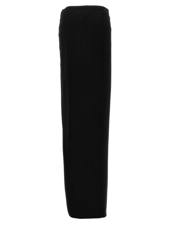  앤 드뮐미스터 롱 스커트 AN274371BM BLACK - ANN DEMEULEMEESTER