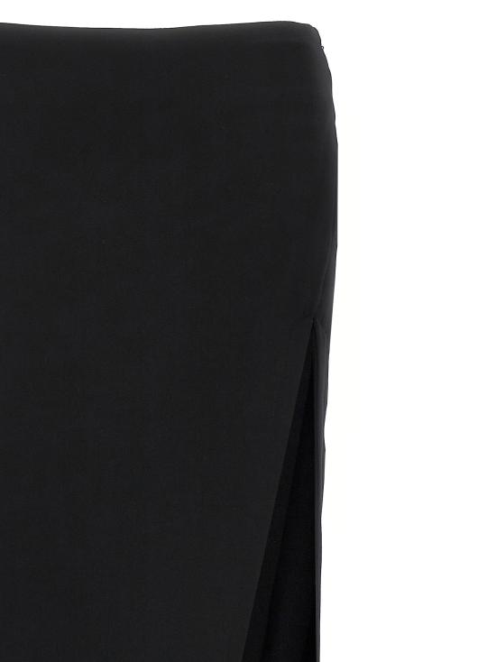  앤 드뮐미스터 롱 스커트 AN274371BM BLACK - ANN DEMEULEMEESTER