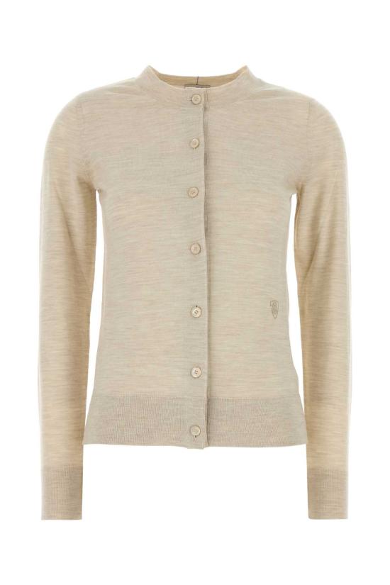  버버리 쉴드 로고 자수 울 가디건 8103104 A4186 BEIGE