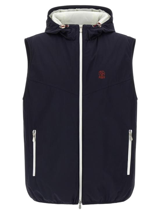 26FW 브루넬로 쿠치넬리 베스트 BR314407BM NAVY