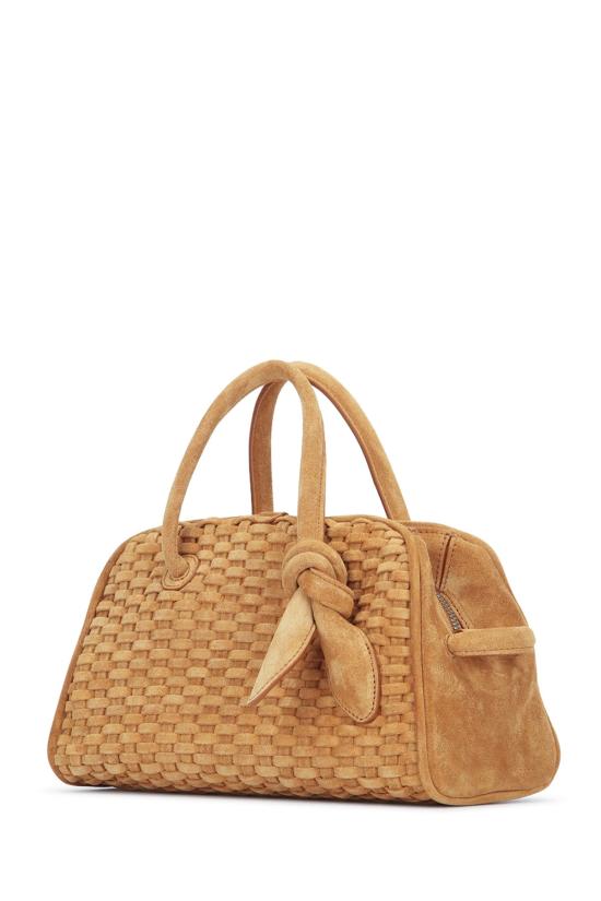 26SS 자크뮈스 TURISMO 투리스모 소프트 스몰 볼링 토트벡 BAW00416CC23A02 830 CAMEL - JACQUEMUS