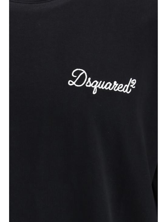 26FW 디스퀘어드2 탑 S74GD1525D20106 900 BLACK - DSQUARED2