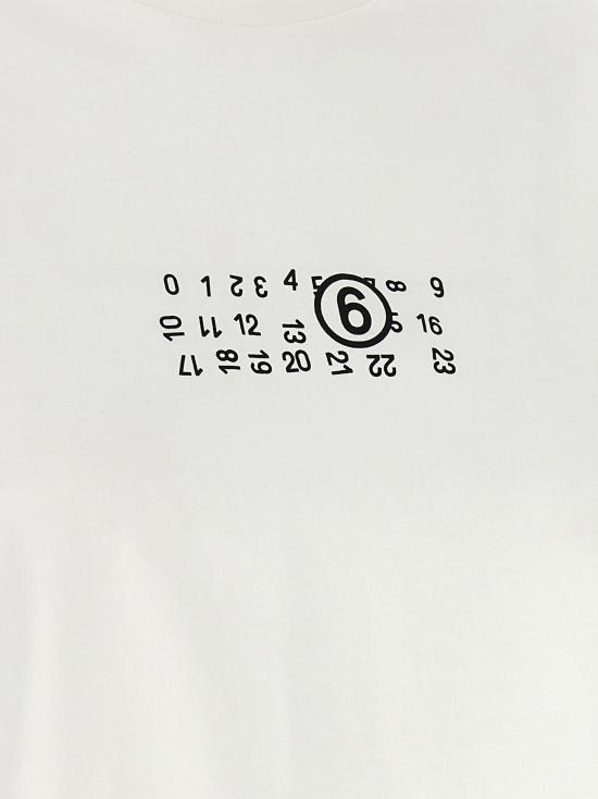 26FW MM6 메종마르지엘라 반팔 티셔츠 MM338024BM WHITE - MM6 MAISON MARGIELA