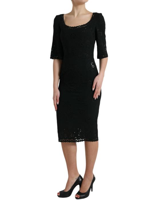  돌체앤가바나 미디 원피스 DR281010 BLACK - DOLCE & GABBANA