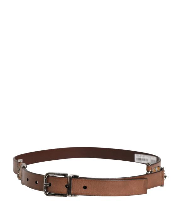  돌체앤가바나 가죽 벨트 BEL9519 BROWN - DOLCE & GABBANA