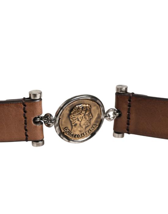  돌체앤가바나 가죽 벨트 BEL9519 BROWN - DOLCE & GABBANA
