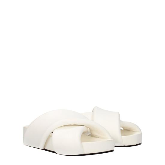  질샌더 뮬/슬리퍼 JI8547354935561BT WHITE - JIL SANDER