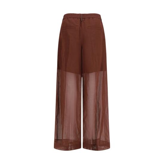 26SS 브루넬로 쿠치넬리 팔라초 팬츠 BRM0F91P9174C9092BB BROWN - BRUNELLO CUCINELLI