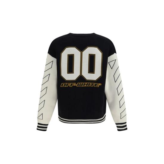 26SS 오프화이트 봄버 자켓 OF44MHB019S26K0020010001BB BLACK - OFF WHITE