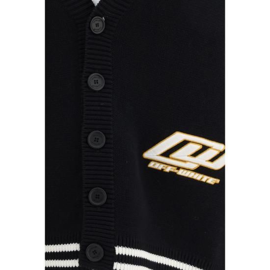 26SS 오프화이트 봄버 자켓 OF44MHB019S26K0020010001BB BLACK - OFF WHITE