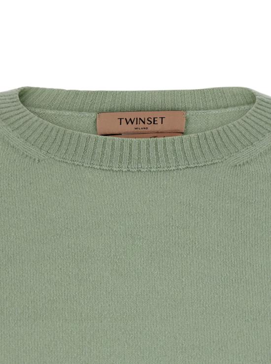 26FW 트윈셋 긴팔 티셔츠 262TP329413618 Green - TWINSET
