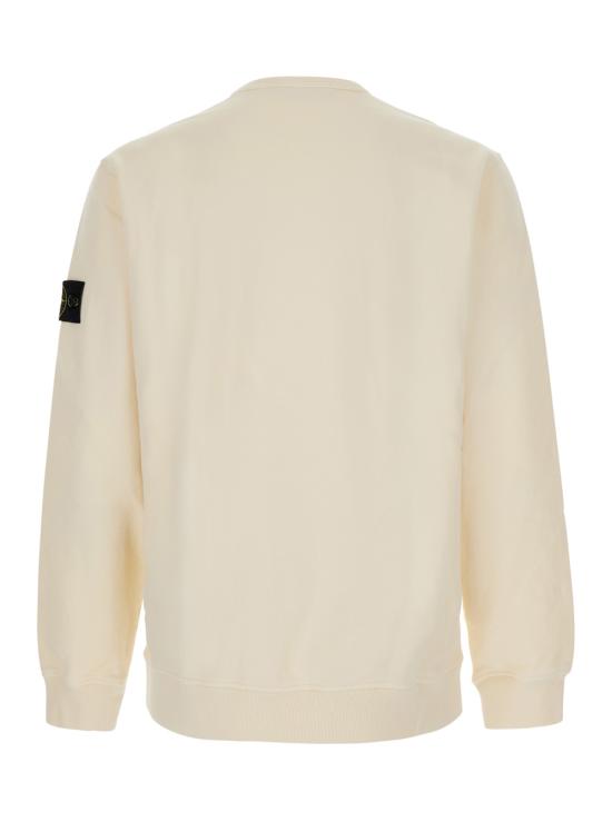 26FW 스톤 아일랜드 60120 코튼 플리스 스웨트셔츠 L2S156100049S0A20V0093 White - STONE ISLAND