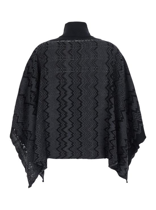 26FW 미소니 케이프 PODAWMDA8320001 Black - MISSONI