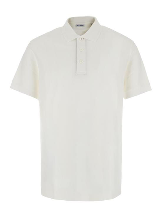 26FW 버버리 코튼 폴로셔츠 8126937A1464 White
