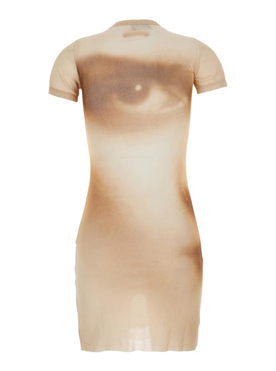 26FW 장 폴 고티에 미디 원피스 DR194M032P68 Beige - JEAN PAUL GAULTIER