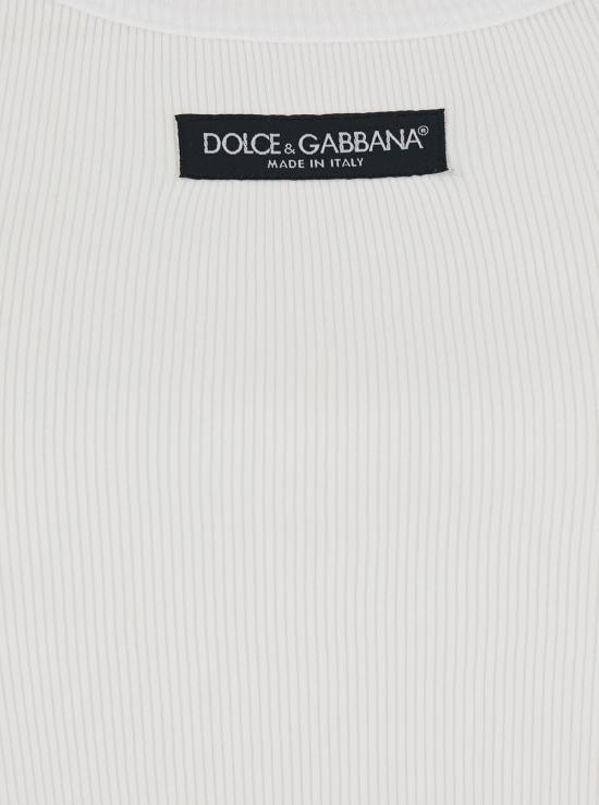 26FW 돌체앤가바나 탑 F8W51TFU7AVW0800 White - DOLCE & GABBANA